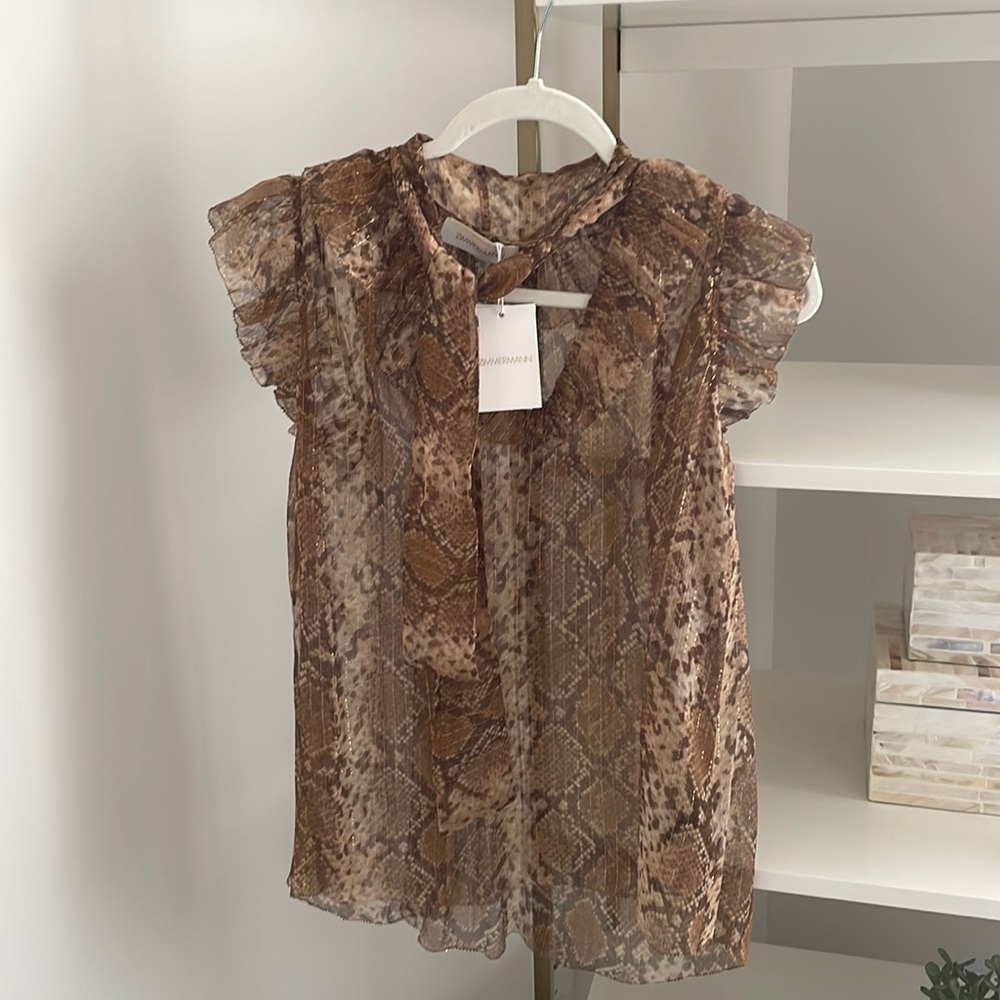 NWT ZIMMERMANN python top - size 0